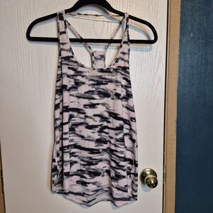 lululemon athletica Black and Pink Tank Top